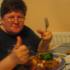 Dinner gets the thumbs up.