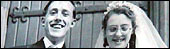 Marian and Dennis on their wedding day