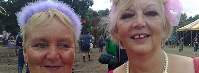 Festival goers