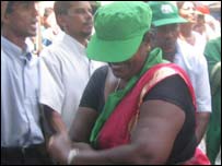 UNP supporters 