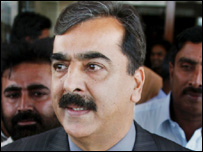  وزیر اعظم یوسف رضا گیلانی 