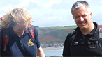 Derek Brockway with Sarah Stevens