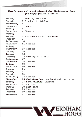 Christmas Planner