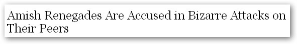 New York Times headline