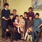 The entire Quinn family, circa 1981