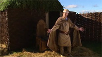 presenter dressed as a viking
