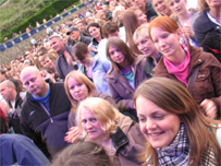 Crowd at Eden