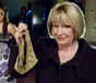 Shirley with a gold thong!