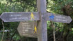 Sign posts on the walk