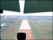 The runway