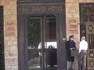 King David hotel which was blown up by Jewish terrorists in 1946.