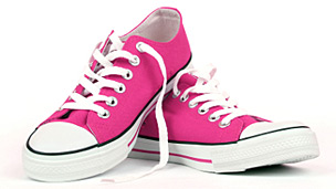 A pair of trainers