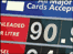 Price on a petrol pump