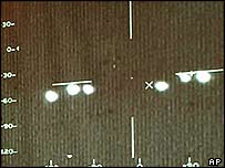 Imagens de Ovnis vistos sobre o México