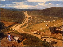 Mousehold Heath, Norwich - Cotman (detail)