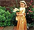 Sam as a flowergirl