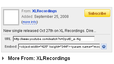 Adele on YouTube