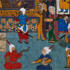 Detail from a folio of the 'Houghton' Shahnama