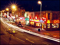 The Curry Mile in Rusholme