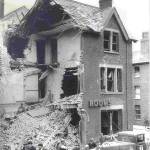 Assembly Rooms Midland Road Bedford, after the air raid on July 23rd 1942 Assembly Rooms Midland Road Bedford, after the air raid on July 23rd 1942