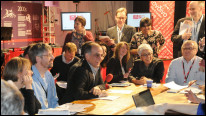 The World Service news meeting