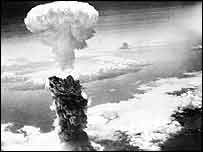 Výbuch atomové bomby v Nagasaki