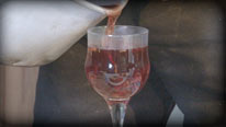 serve in a glass