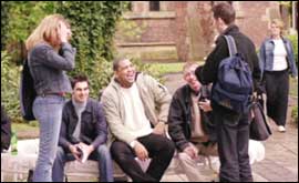 People chatting
