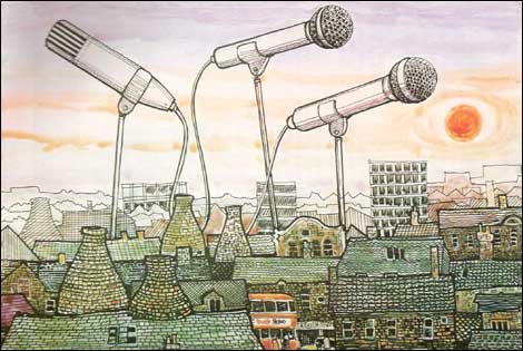Front: Radio Stoke painting
