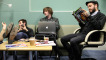 Kids In Glass Houses relax in the green room before their next track.