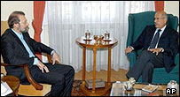 علی لاريجانی و محمد برادعی