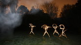 Light humans...