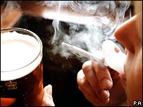 A smoking