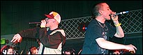Killa Kela (right) with MC Trip