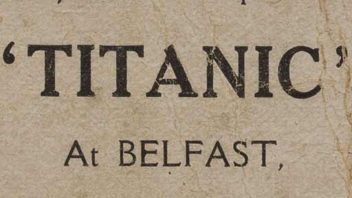 Video - Gerry Anderson explores a shipworker's ticket to the launch of the Titanic