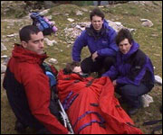 Injured walker