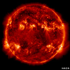 The sun