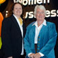 Rosemary with special VIP guest - Margaret Mountford