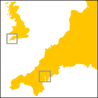 Map of Cornwall