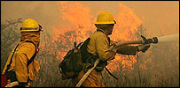 Fires in Escondido, California