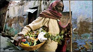 A Dalit sweeper in Uttar Pradesh