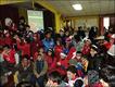 Alumnado de la Escuela Bucalemu en Chile