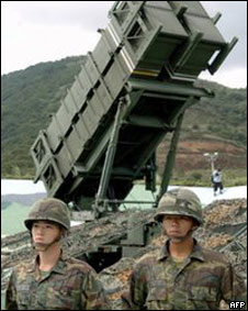 台灣愛國者導彈防禦系統(2004年10月資料照片)