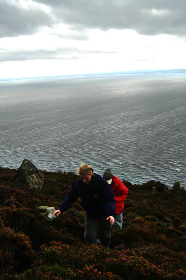 Assending Holy Isle