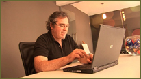 Giving his top writing tip for aspiring writers.