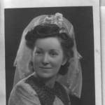 Vera Houlston as a WW2 bridesmaid in Ludlow Vera Houlston as a WW2 bridesmaid in Ludlow