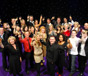 The cast celebrating the show's 5th birthday