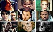 Montage of UK artists