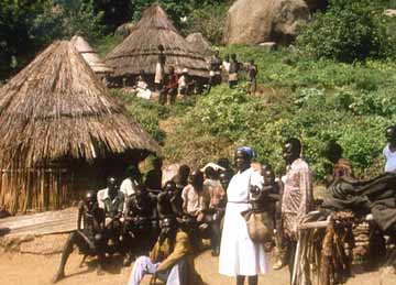 African village