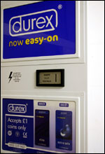 Condom machine